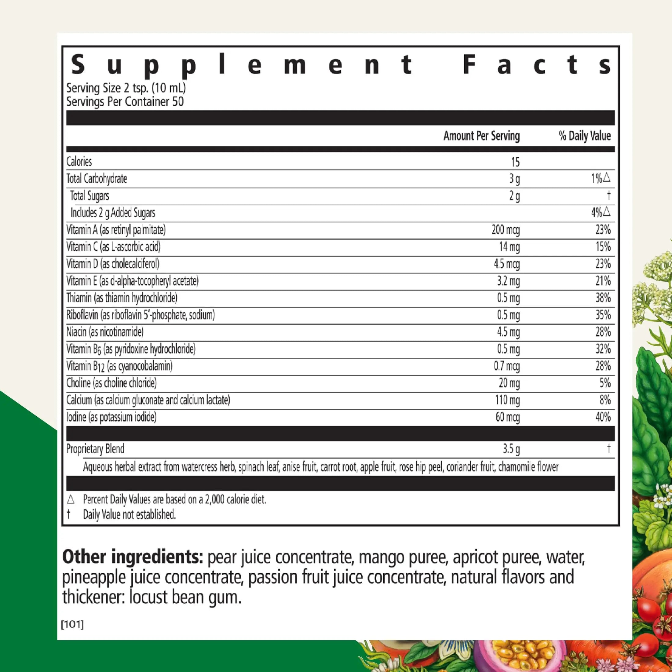 Floradix Kinder Love Children's Multivitamin - Herbal Supplement - Liquid Multivitamin for Kids - Vitamins A, C, D & E, Calcium & More FloradixAu supplements