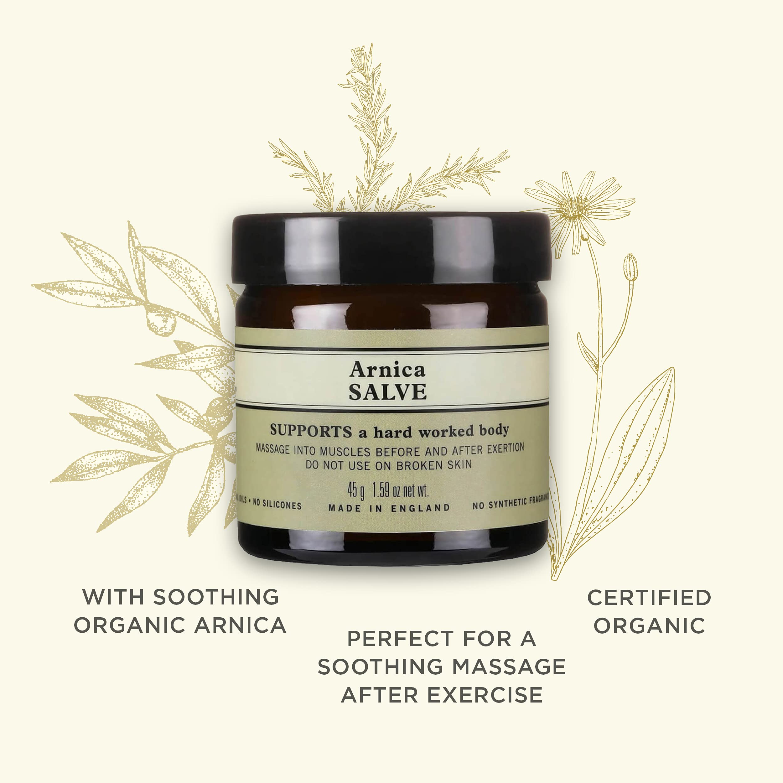 Neal's Yard Arnica Salve with Nourishing Oils & Soothing Beeswax for Sore Muscles, Aches & Stiffness, Vegetarian Approved, Cruelty Free,1.59 oz Neal's Yard RemediesAu supplements
