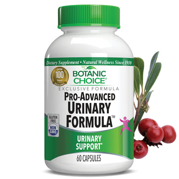 Botanic Choice Pro-Advanced Urinary Formula-Blend for Urinary Tract Health Support - Magnesium Cranberry Uva Ursi Damiana - 60 Capsules Botanic ChoiceAu supplements