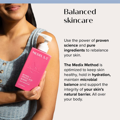 Medix 5.5 Retinol Body Lotion + Hyaluronic Acid Cream, Moisturizer Body & Face Lotion Medix 5.5US supplements