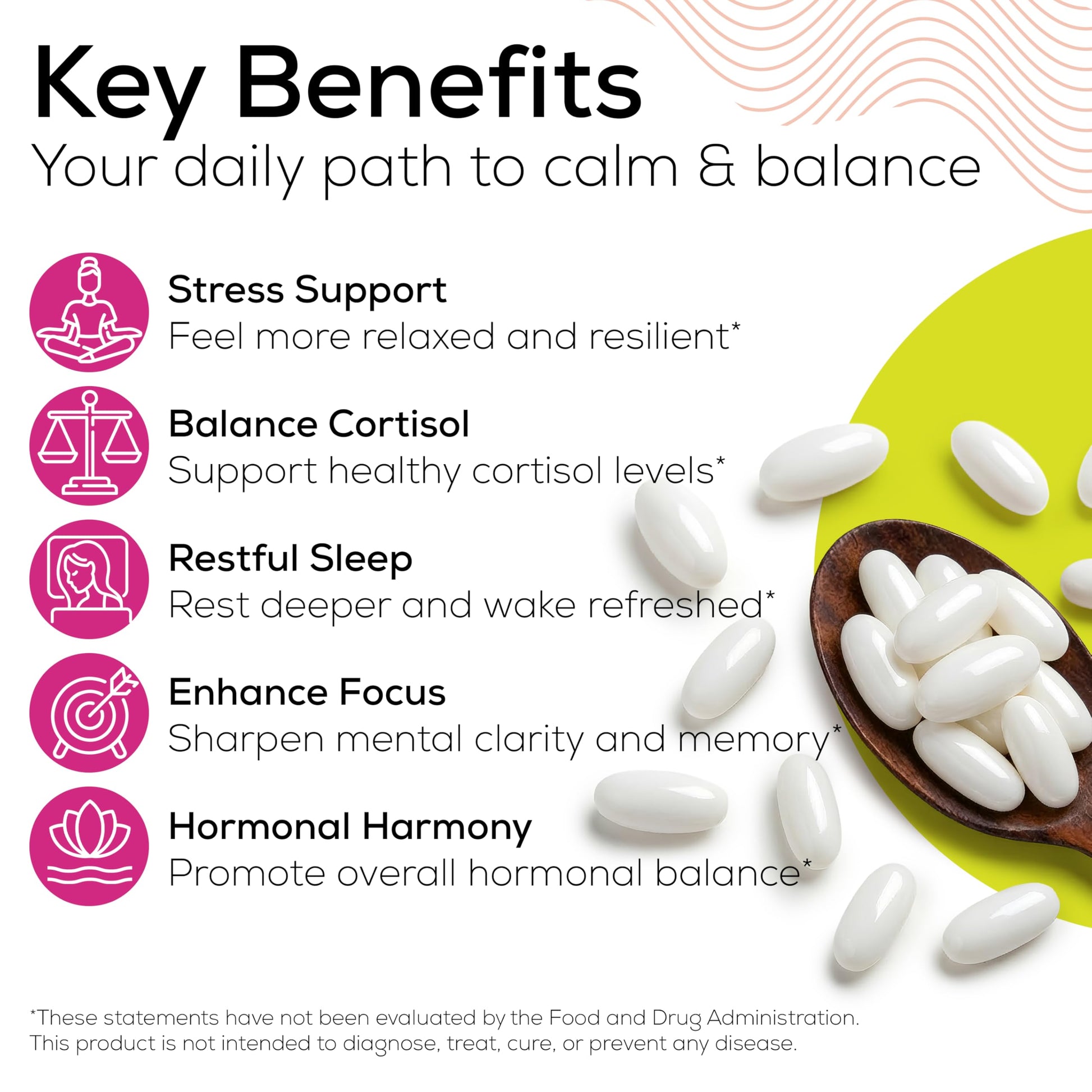 Cortisol Supplements for Women with Ashwagandha, Rhodiola & L-Theanine | Cortisol Reducer Designed for High Stress, Fatigue & Mood Swings | Supports Hormone Balance & Steady Energy | 60 Capsules Terramed Just Think ComfortAu supplements
