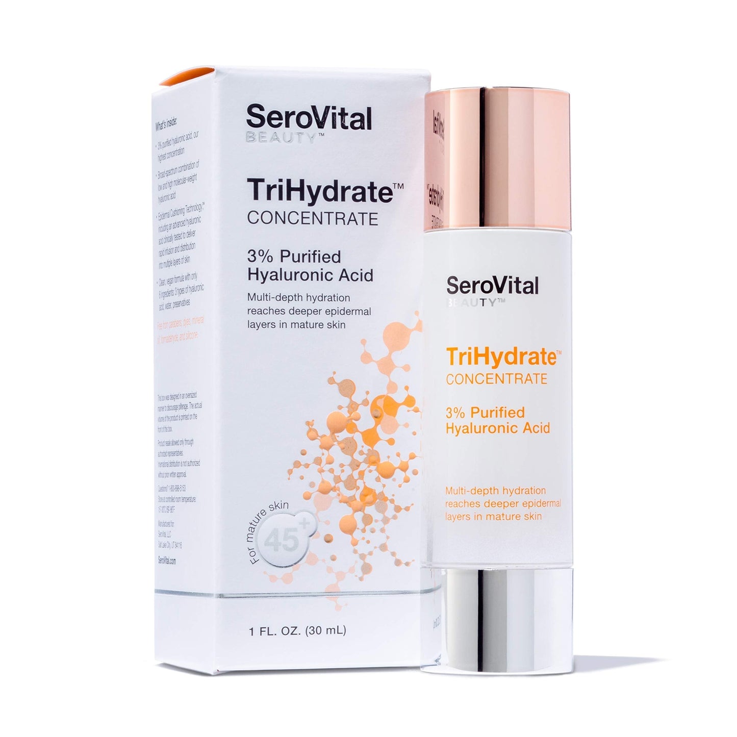 SeroVital Beauty TriHydrate Concentrate - 3% Hyaluronic Acid - 3 Forms - Anti Aging SerovitalUS supplements
