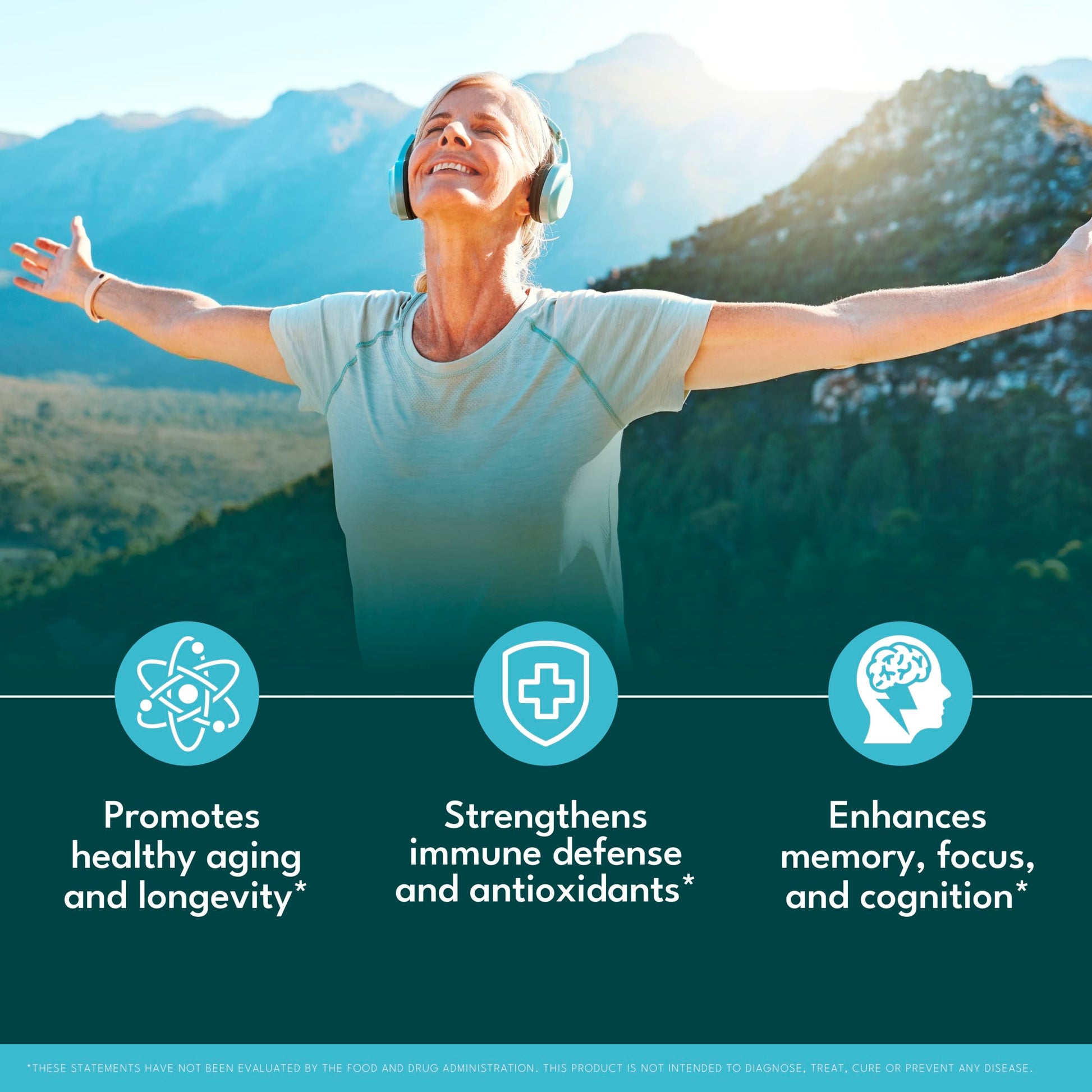NEW AGE NAD+ Supplement Complex – NAD+ 300 mg with Astaxanthin, Urolithin A, Resveratrol, CoQ10 & Antioxidant Blend – Cellular Energy, Support or Women & Men – Vegan, Non-GMO- 120 Count NEW AGEAu supplements