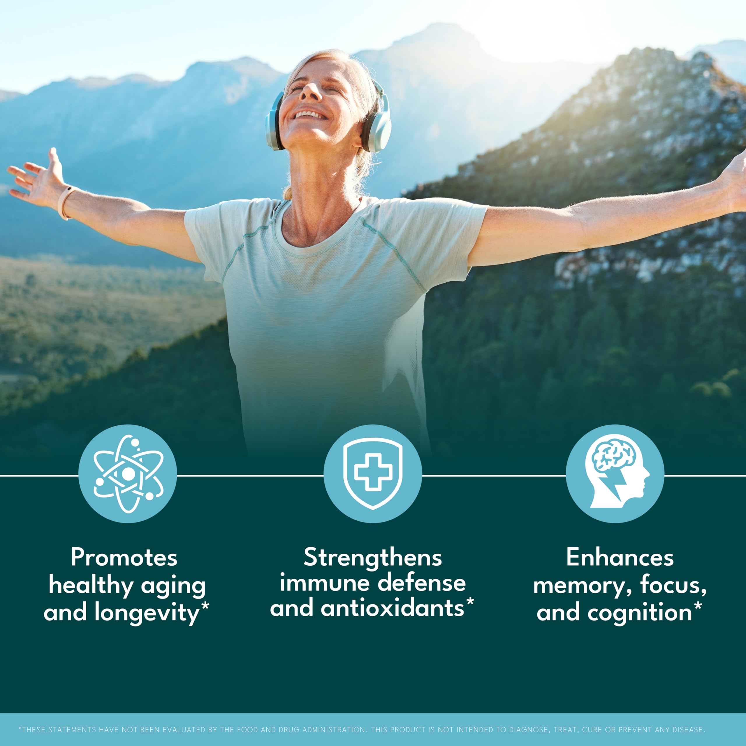 NEW AGE NAD+ Supplement Complex – NAD+ 300 mg with Astaxanthin, Urolithin A, Resveratrol, CoQ10 & Antioxidant Blend – Cellular Energy, Support or Women & Men – Vegan, Non-GMO- 120 Count NEW AGEAu supplements