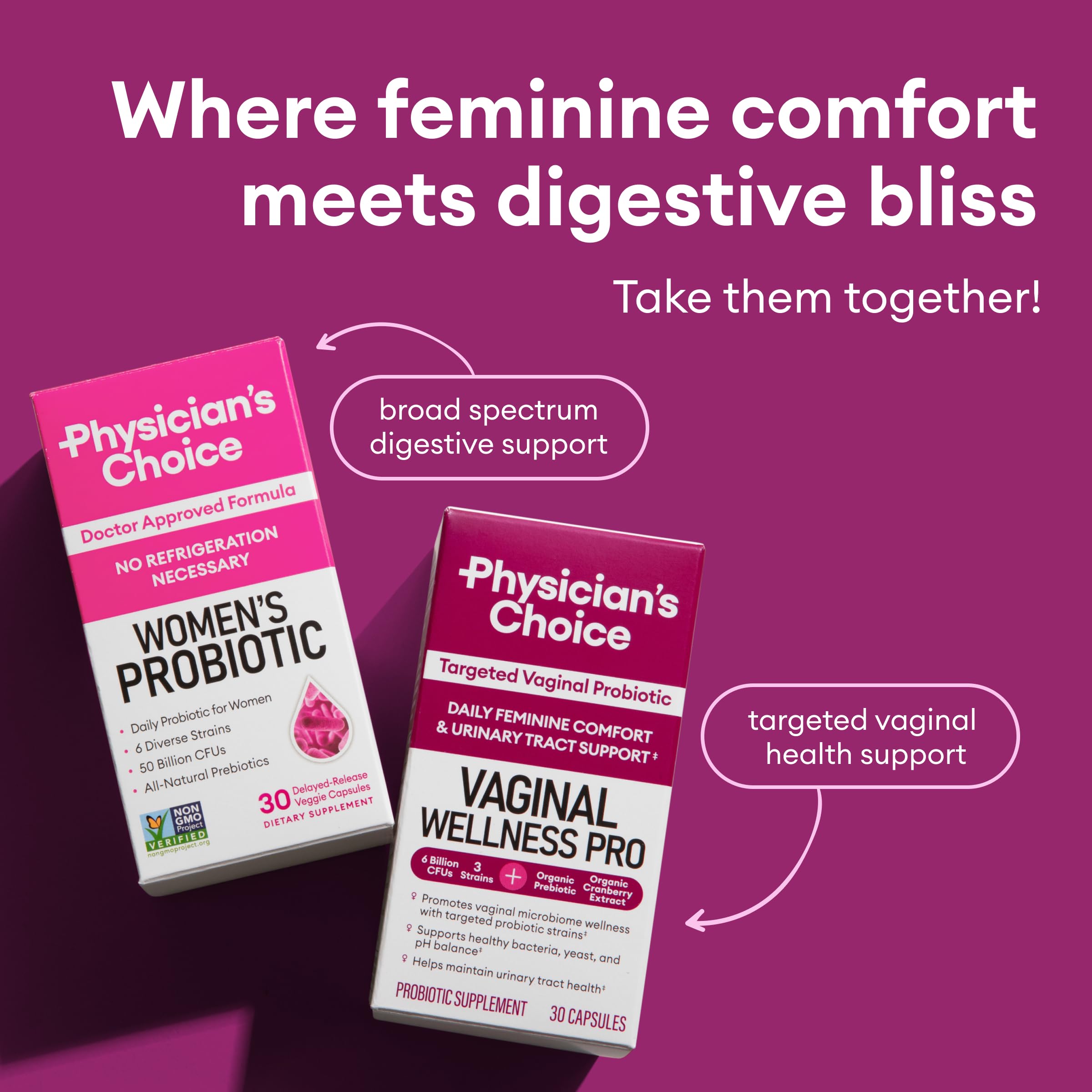 Physician's Choice Vaginal Probiotics for Women - Unique with Licorice Root - PH Balance Physician's ChoiceAu supplements
