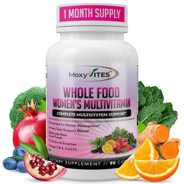 Methylated Multivitamin for Women with Iron - Womens Multivitamin with 44 Organic Whole Food & Fermented Nutrients MoxyVitesAu supplements