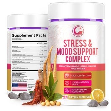LEGRANO Cortisol Manager Supplements for Women & Men with Ashwagandha, L-Theanine, Magnesium Glycinate, Rhodiola, Ginseng – Cortisol Reducer & Adrenal Support – 90 Capsules – Calm, Focus, Balance LEGRANOAu supplements