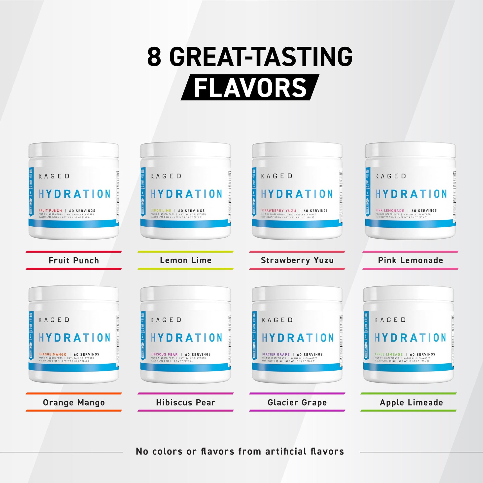 Kaged Electrolyte Hydration Powder Hydracharge Apple Limeade Sports Drink for Men and Women Pre, Post, Intra Workout Supplement 60 Servings KagedAu supplements