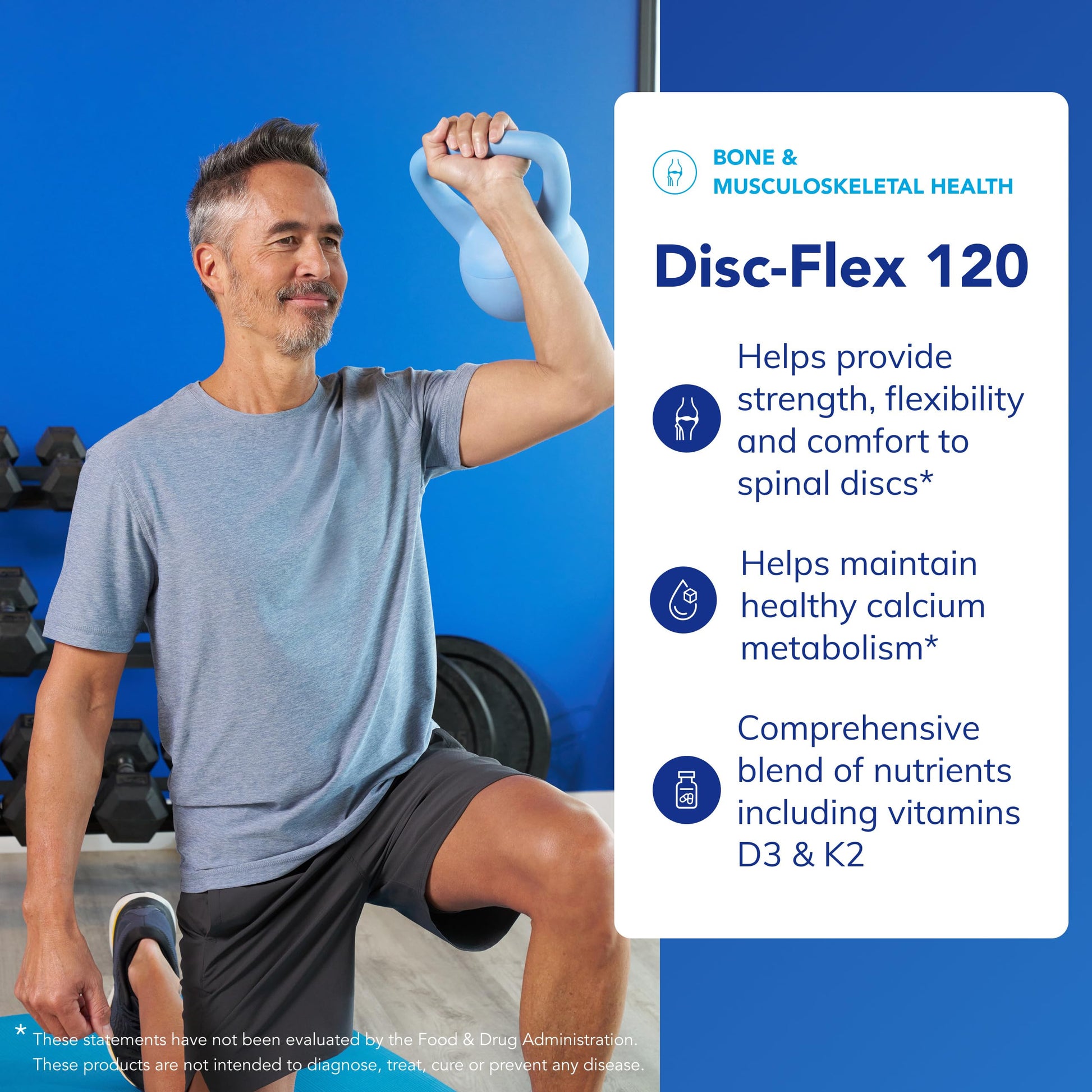 Pure Encapsulations Disc-Flex - Bone & Musculoskeletal Health Dietary Supplement - Supports Spinal Disc Strength & Flexibility* - Vegetarian & Gluten Free - 120 Capsules Pure EncapsulationsAu supplements