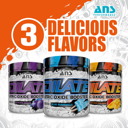 ANS Performance Dilate Pump PreWorkout Powder - Dietary Supplement - Maximizes ANS PerformanceUS supplements