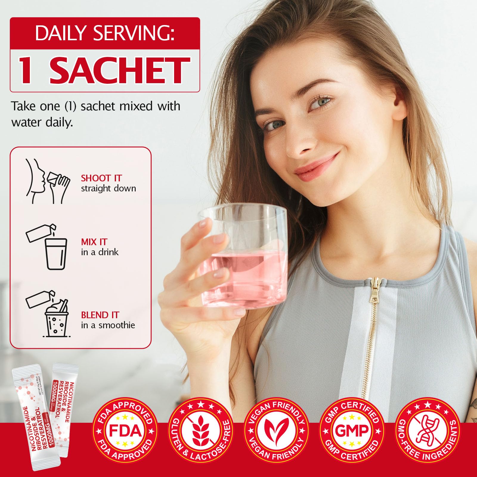 bnHUlMXw NAD Liquid Supplement,1000mg Premium Nicotinamide Riboside & Resveratrol,NAD+ Berry Flavor Drink Mix for Skin Aging Support,Boosts Cellular Energy – NAD Supplements for Men & Women,30 Packs bnHUlMXwAu supplements