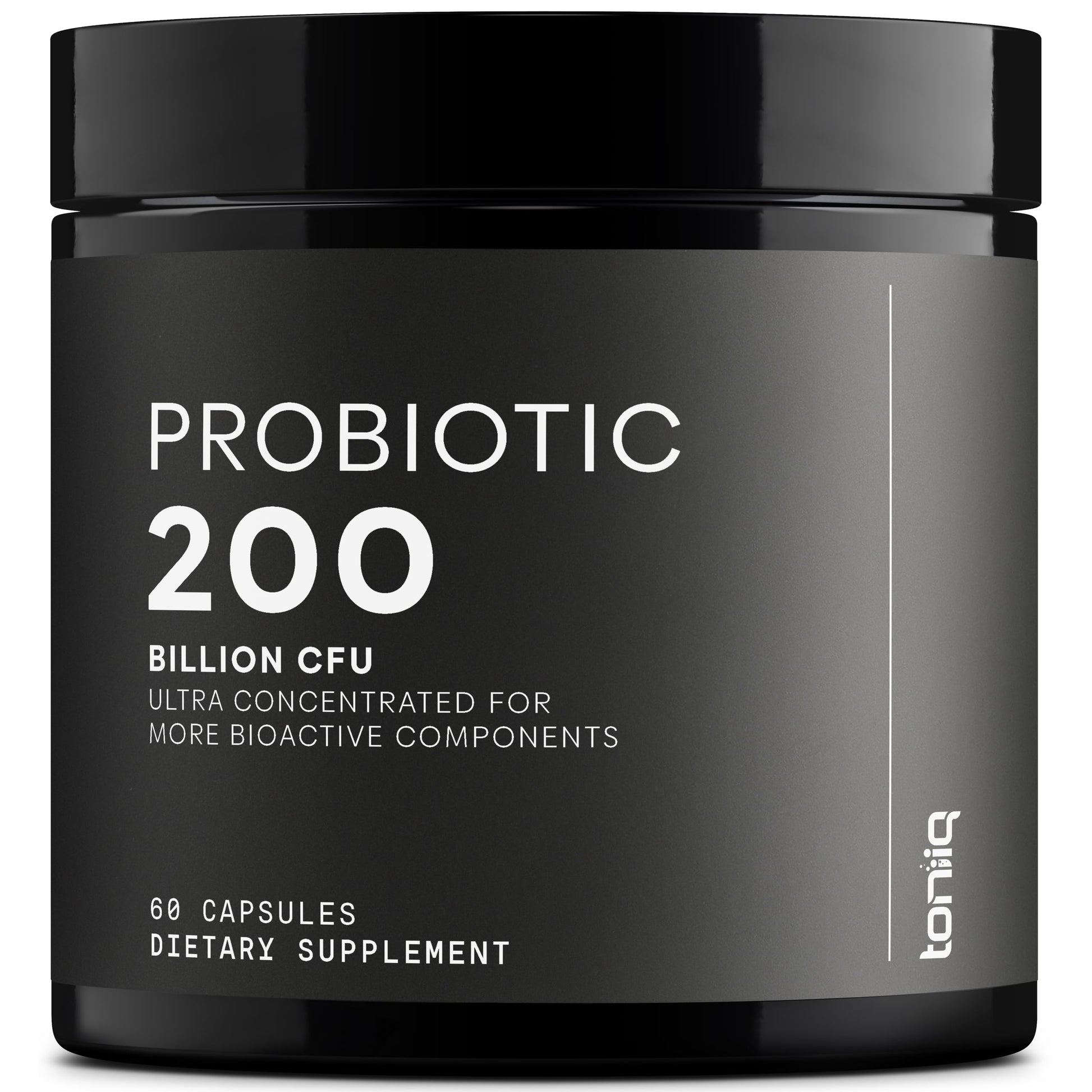 Toniiq 200 Billion CFU Probiotic Supplement 30 Verified Third-Party Tested Strains - Fully Shelf-Stable Probiotics Formula with Prebiotic Blend - Extended Release Capsules ToniiqAu supplements