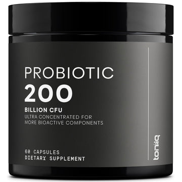 Toniiq 200 Billion CFU Probiotic Supplement 30 Verified Third-Party Tested Strains - Fully Shelf-Stable Probiotics Formula with Prebiotic Blend - Extended Release Capsules ToniiqAu supplements