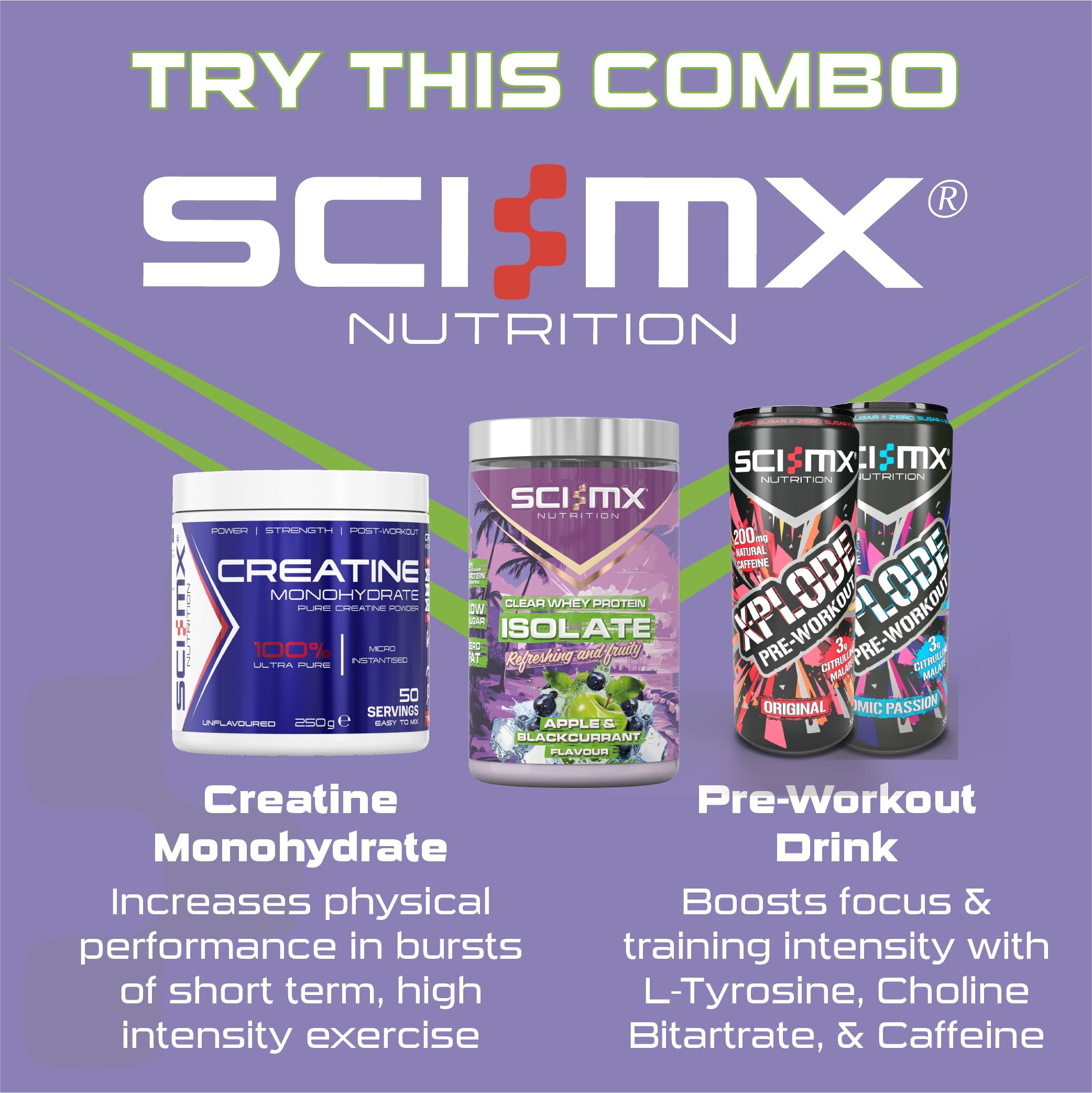 SCI-MX Clear Whey Isolate Protein - Apple and Blackcurrant Flavour - Lean Potein Formula for Muscle Growth SCI-MXAu supplements