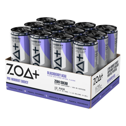 ZOA Plus Sugar-Free Pre-Workout Drink, Ready to Drink with Nitric Oxide, Vitamin B, C and D ZOAUS supplements