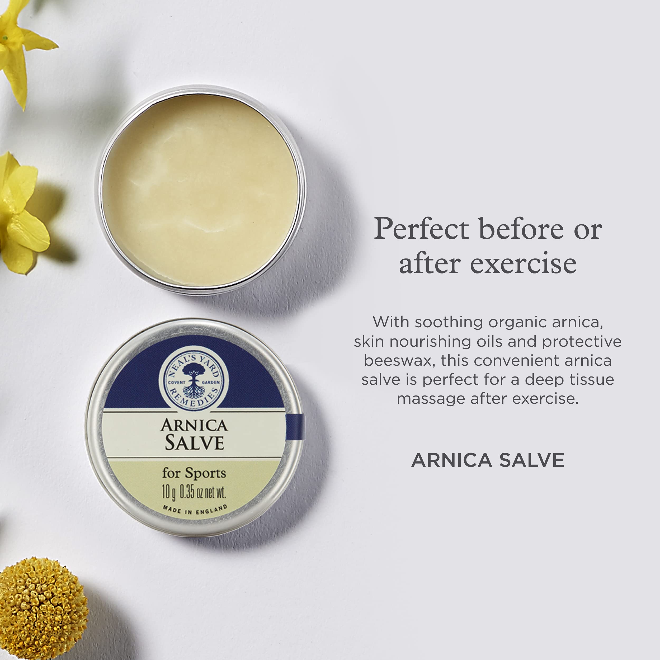 Neal's Yard Arnica Salve with Nourishing Oils & Soothing Beeswax for Sore Muscles, Aches & Stiffness, Vegetarian Approved, Cruelty Free,1.59 oz Neal's Yard RemediesAu supplements