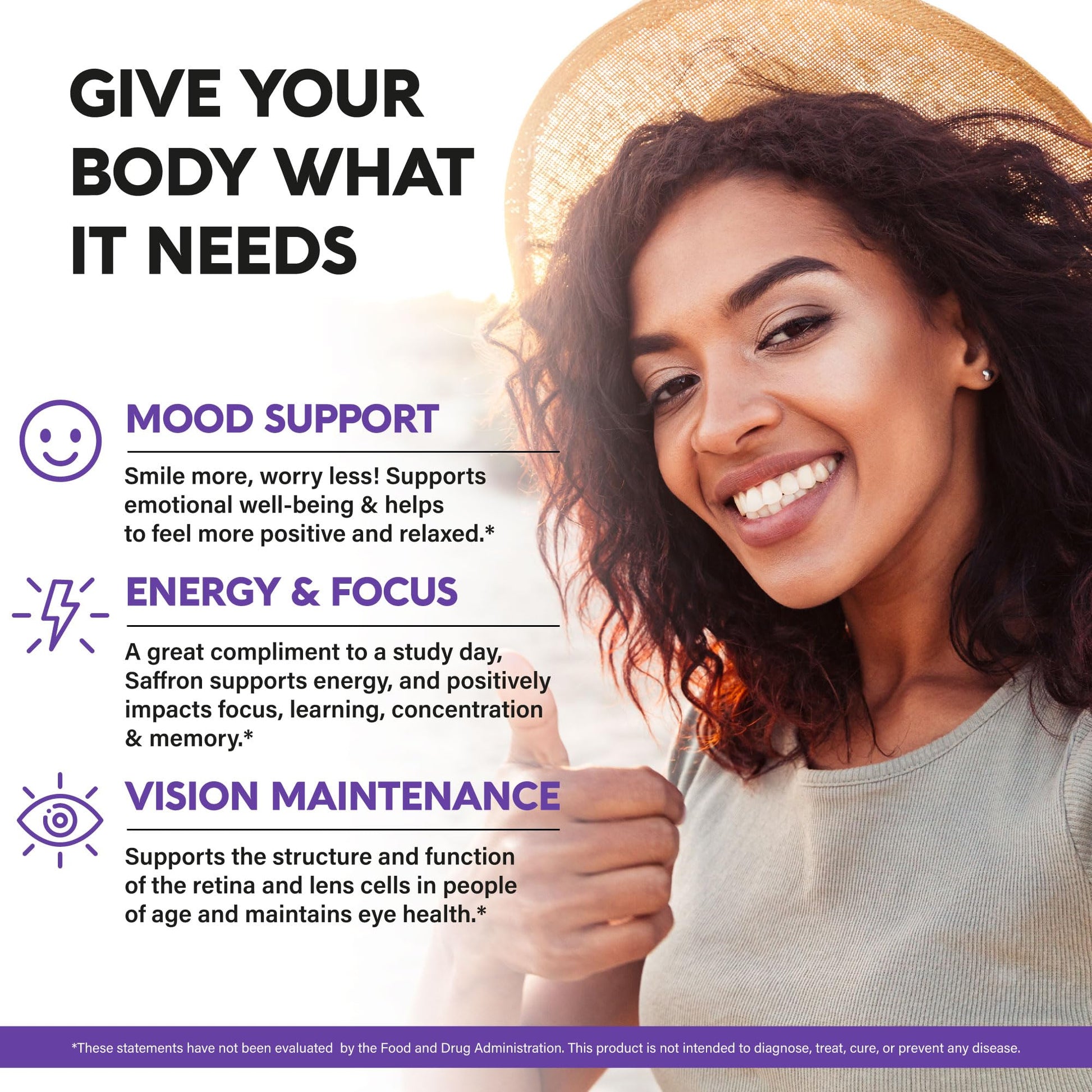 Natural Saffron Supplements - Pure Saffron Extract 88.5 mg - Made in USA - Mood | Focus | Vision | Energy Support - Eye Health for Women & Men - NonGMO Vegan Pills - 90 Powder Capsules, 3 Month Supply NUTRAHARMONYAu supplements