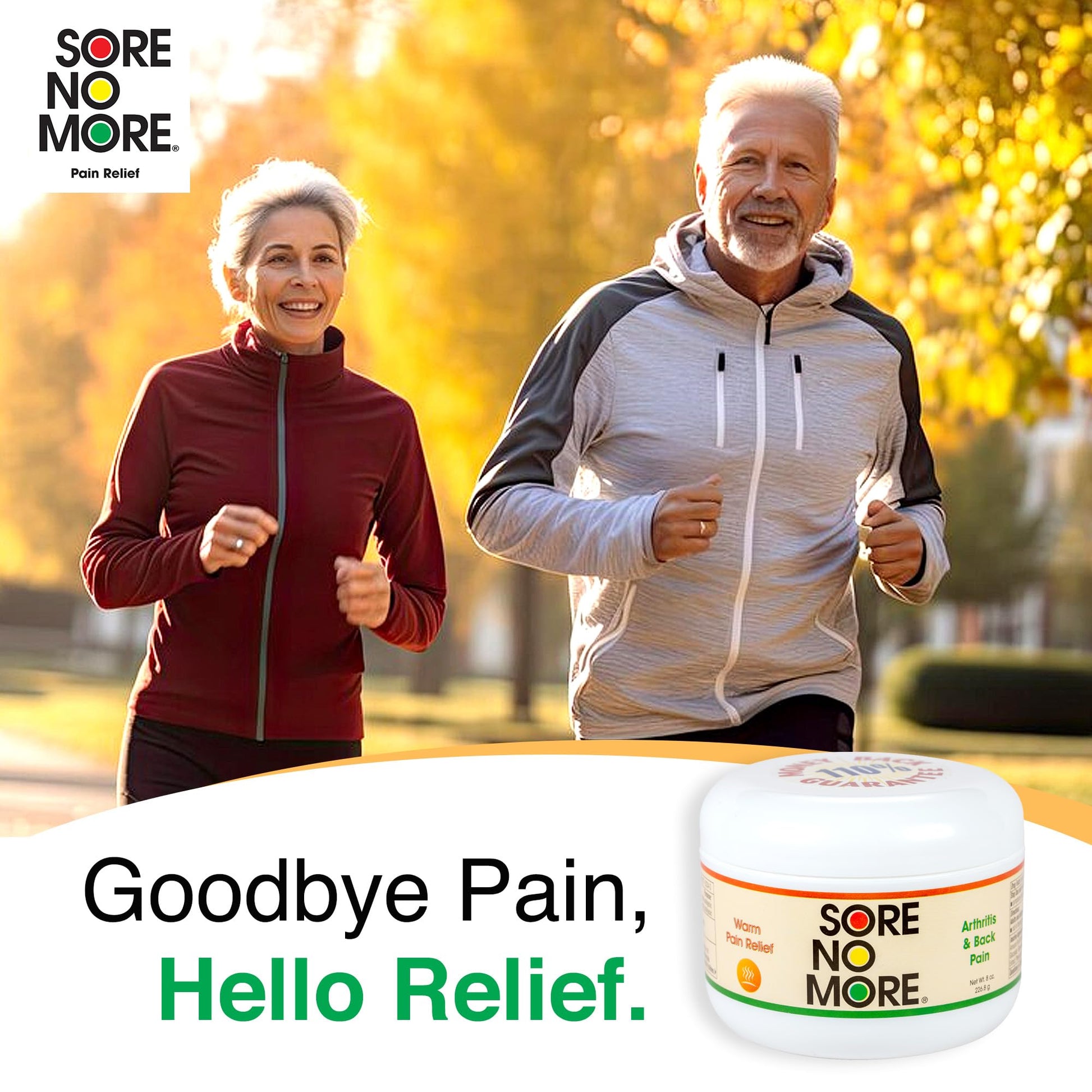 Sore No More Warm Arthritis Pain Relief Cream – Targeted Reliever for Back, Neck, Hands & Feet – Soothing & Fast-Acting Formula for Aches and Pains – Non-Greasy with Orange Aroma – 8 oz Sore No MoreAu supplements