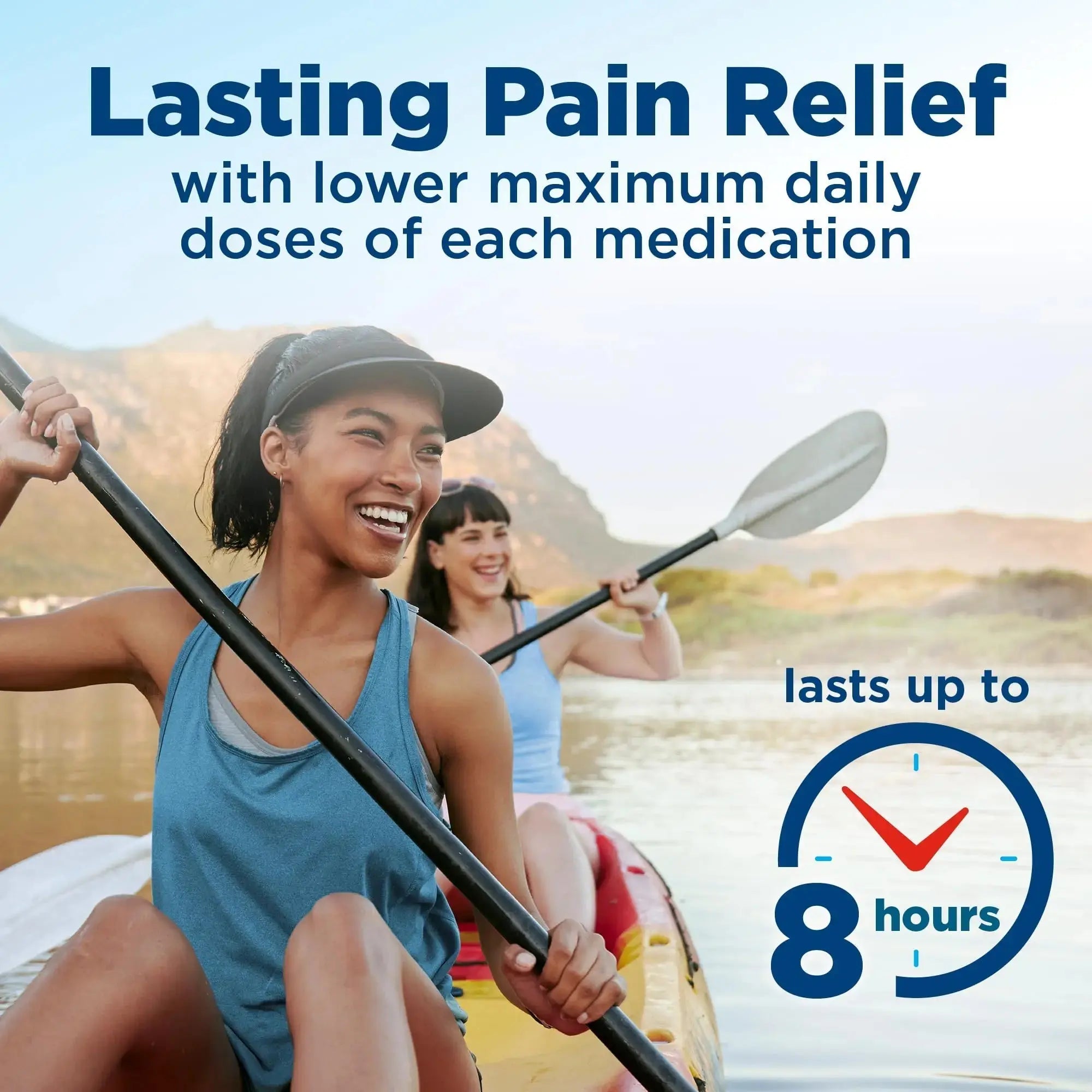 Amazon Basic Care Dual Action Acetaminophen 250 mg and Ibuprofen (NSAID) 125 mg Tablets, Pain Reliever for Headache, Backache, Menstrual Pain, Arthritis Pain Relief, 216 Count Amazon Basic CareAu supplements