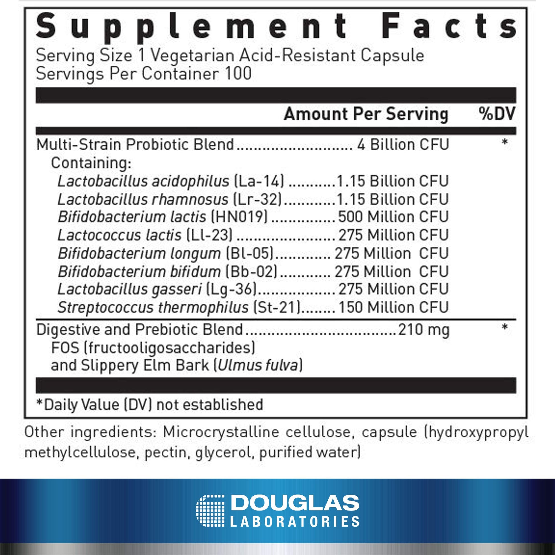 Douglas Laboratories | Multi-Probiotic 4 Billion | Support for Gastrointestinal and Immune Health* | 100 Capsules Douglas LaboratoriesAu supplements