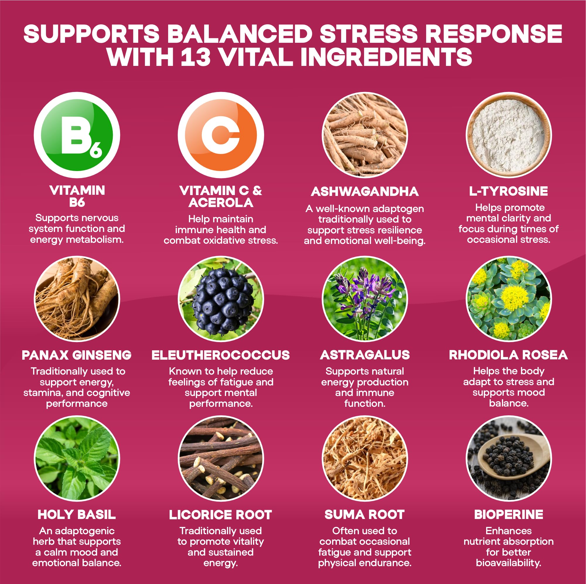 HerbaMe Cortisol Manager Supplement and Balance Mood with Ashwagandha & L-Tyrosine, 120 Capsules, Helps Maintain Healthy Energy Levels and Stress Relief, Fatigue Reducer Pills HerbaMeAu supplements