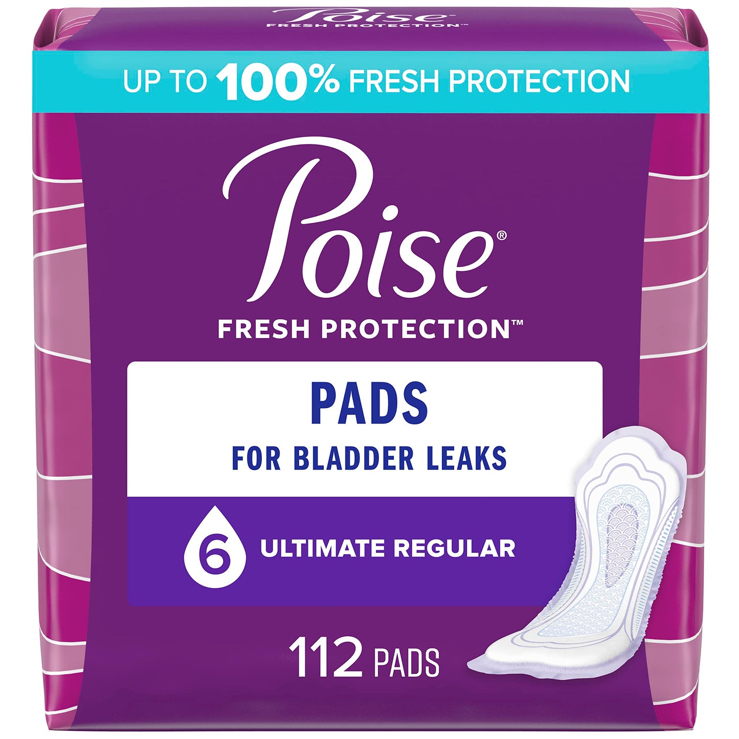 Poise Incontinence Pads & Postpartum Incontinence Pads, 6 Drop Ultimate PoiseUS supplements