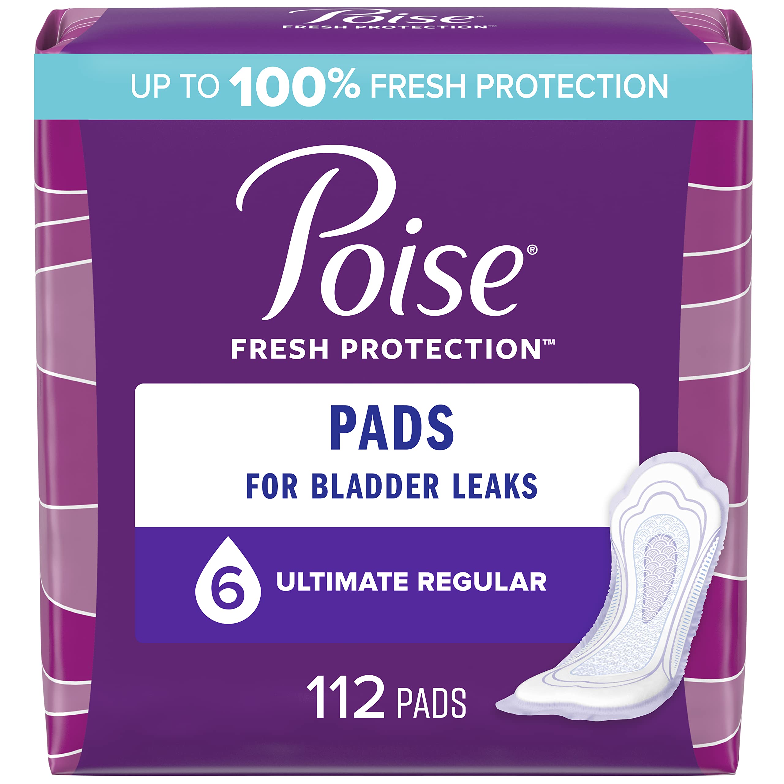 Poise Incontinence Pads & Postpartum Incontinence Pads, 6 Drop Ultimate PoiseAu supplements