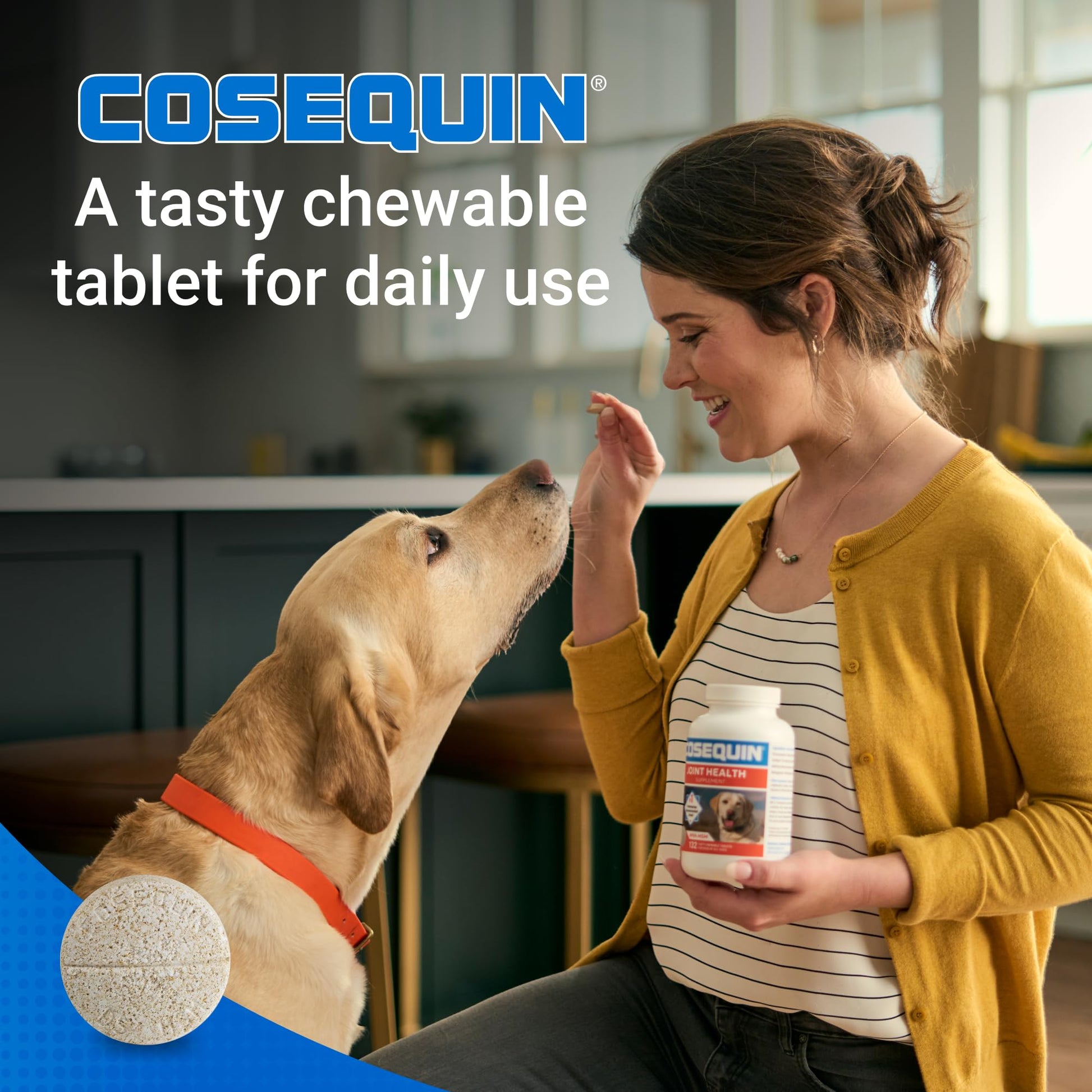 Nutramax Laboratories Cosequin Maximum Strength Joint Health Supplement for Dogs - With Glucosamine, Chondroitin, and MSM, 2 Pack, 264 Total Chewable Tablets Nutramax LaboratoriesAu supplements