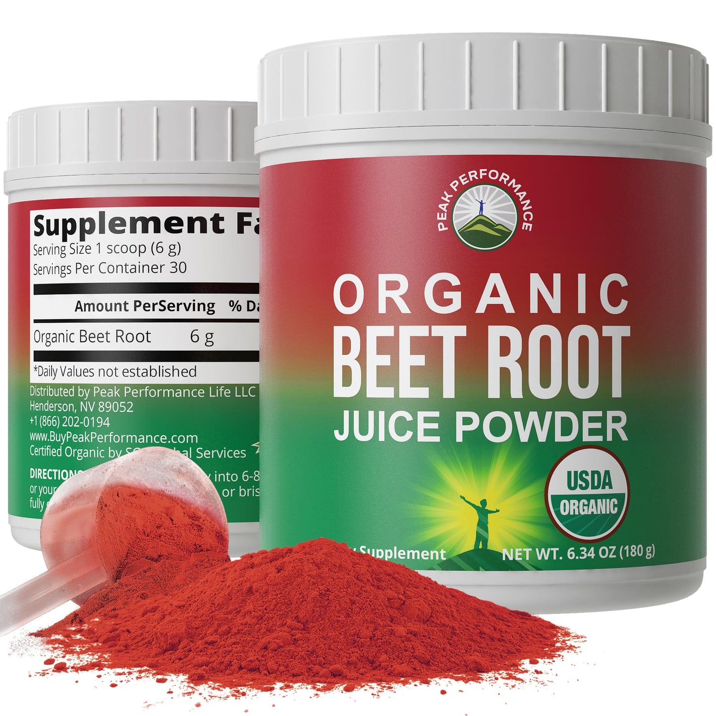 Organic Beet Root Powder - Ultra High Purity Super Food Beets Juice Powder. 100% Pure Nitric Oxide Boosting Beetroot Supplement. Keto, Paleo, Vegan Reds Superfood Rich in Polyphenols Peak PerformanceUS supplements