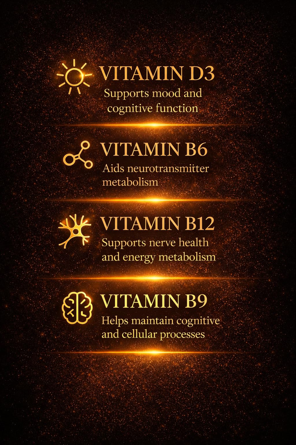AURUM BOTANICA Best Brain Supplement for Memory and Focus - L-Theanine, Lion's Main, Vitamin B6, B12, D3, Folate, L-Tyrosine, Bacopa Monnieri, Alpha GPC, Theacrine, 30mg of Natural Caffeine (60 Count) AURUM BOTANICAAu supplements
