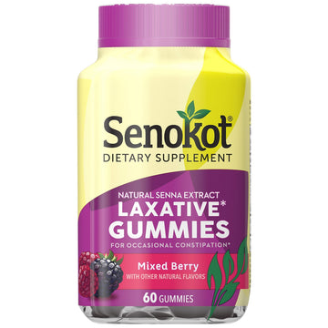 Senokot Dietary Supplement Laxative Gummies, Natural Senna Extract, Gentle, Overnight Relief SenokotAu supplements