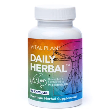 Vital Plan Daily Herbal Supplement by Dr. Bill Rawls – Herbal Immunity Booster for Immune Support, Microbiome Balance & Cell Health — Reishi Mushroom, Turmeric & Rhodiola Vital PlanAu supplements