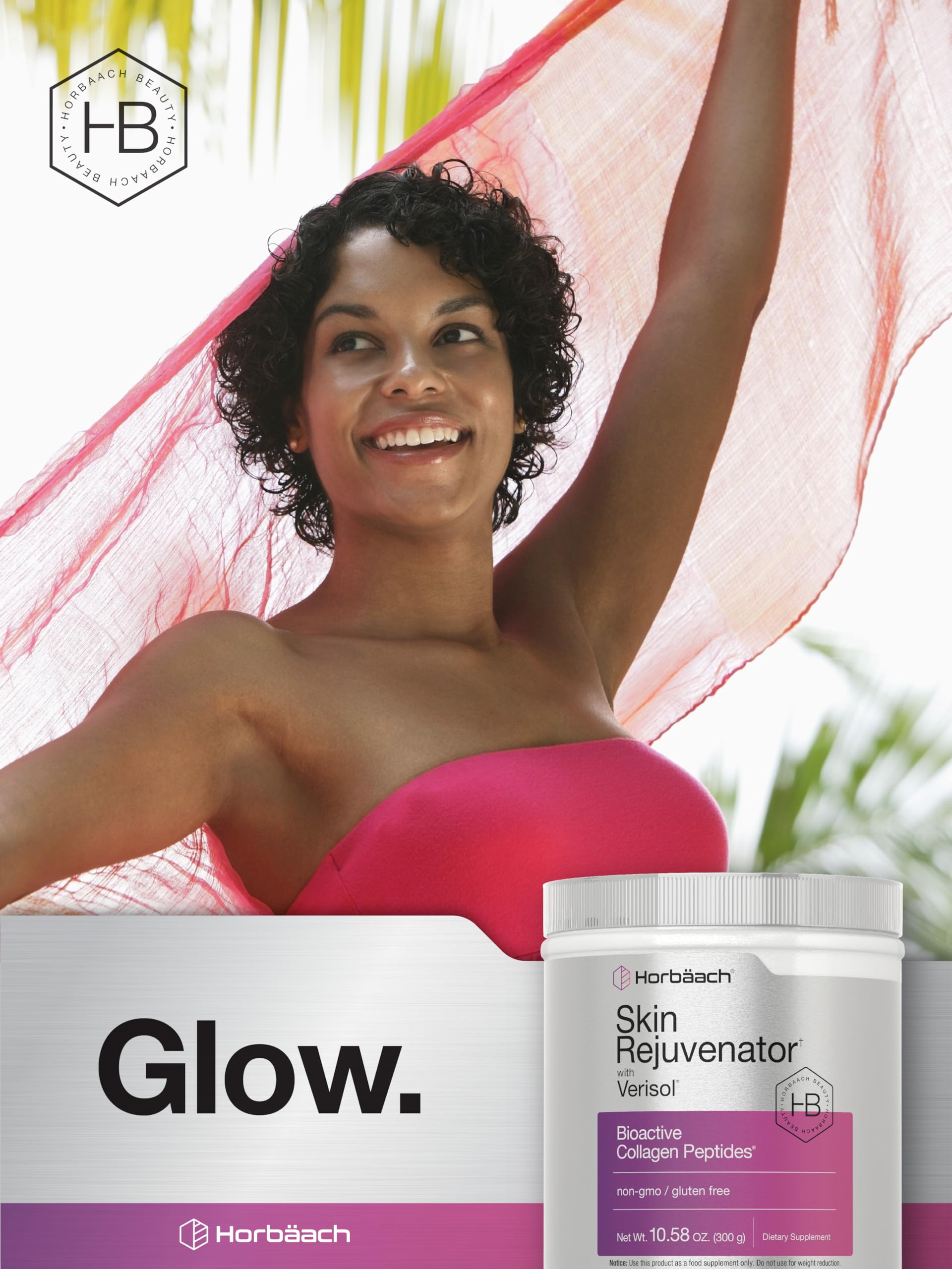 Horbäach Skin Rejuvenator with Verisol 10.58 oz | Bioactive Collagen Peptide Powder | Types I and III | Non GMO, Gluten Free Supplement HorbäachAu supplements