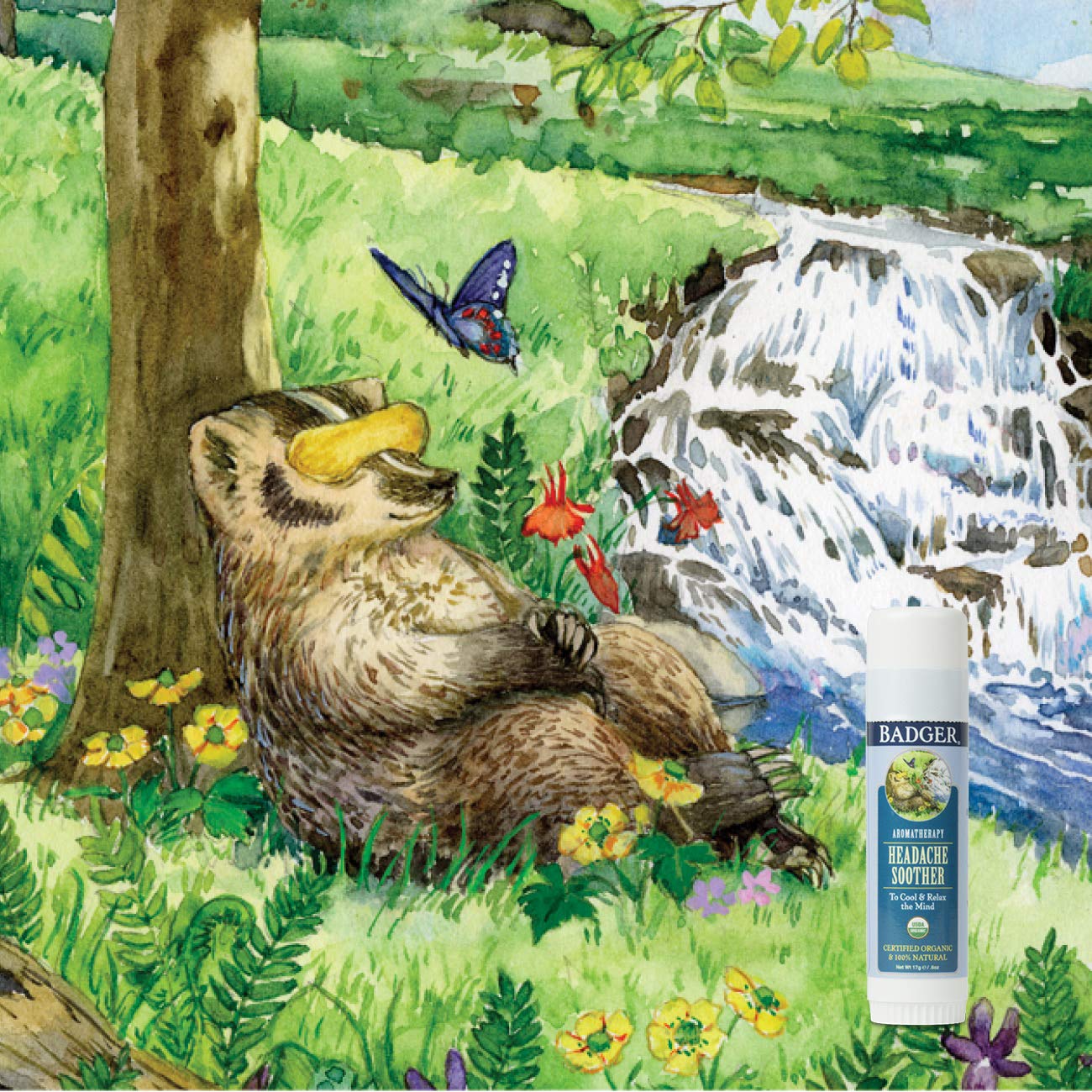Badger Headache Soother - .6 oz Stick BadgerAu supplements