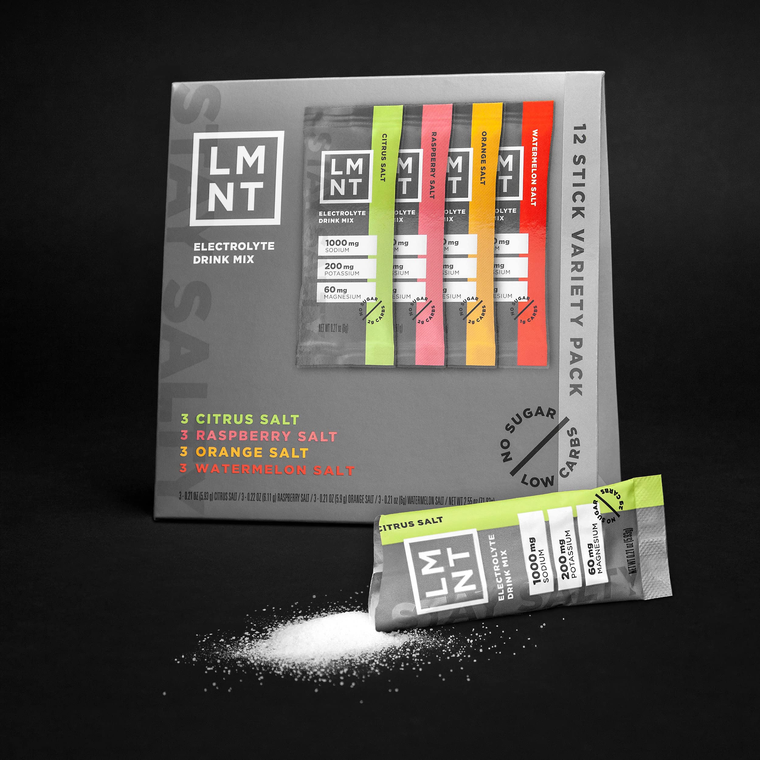 LMNT Zero-Sugar Electrolytes - Variety Pack Bundle - Hydration Powder Packets Drink LMNTAu supplements
