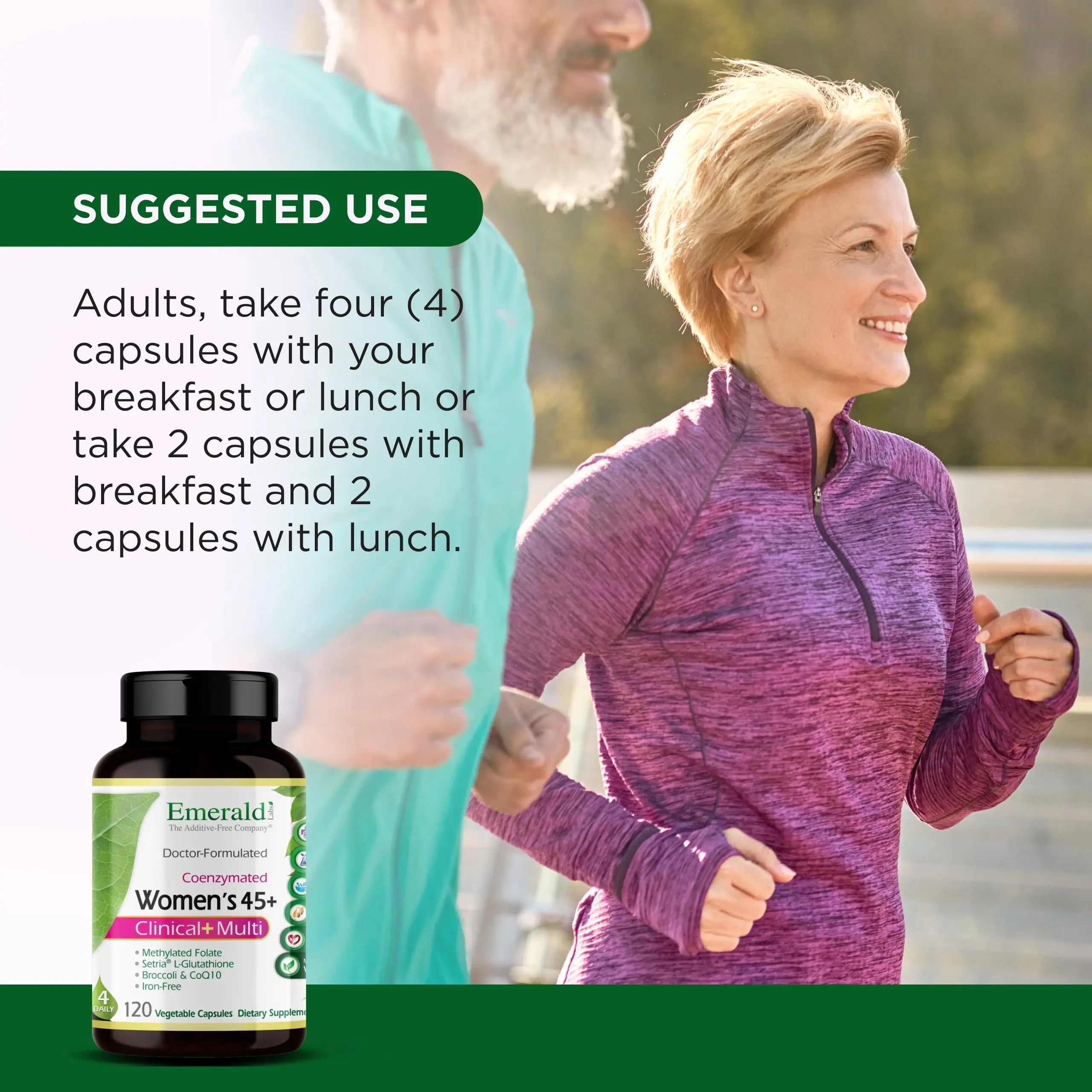Emerald Labs Women's 45+ Clinical Multi - Multivitamin for Comprehensive Support, Bone & Heart Health* - Designed for Women 45+ Emerald LaboratoriesAu supplements