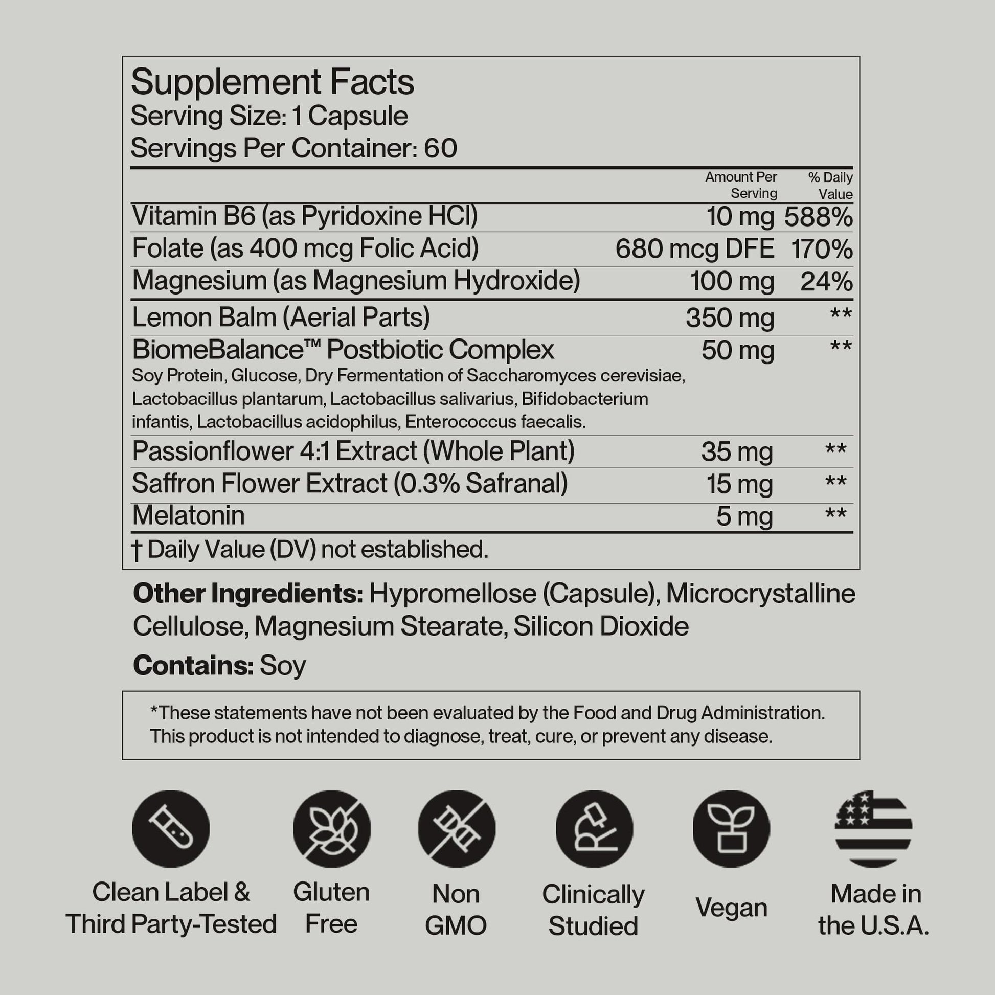 SecondKind Anxiety & Stress Relief Supplement – Saffron & Postbiotic Supplement for Emotional Support – 1000x More Active Ingredients Than Probiotics. Made with BiomeBalance™ in the USA, 60 Capsules SecondKindAu supplements