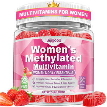 Sijigood 90 Count | Methylated Multivitamin Gummies for Women – Womens Multivitamin Gummies with B Complex, Minerals, CoQ10, Myo-Inositol for Energy, Hormone Balance & Immune Support Sugar Free SijigoodAu supplements