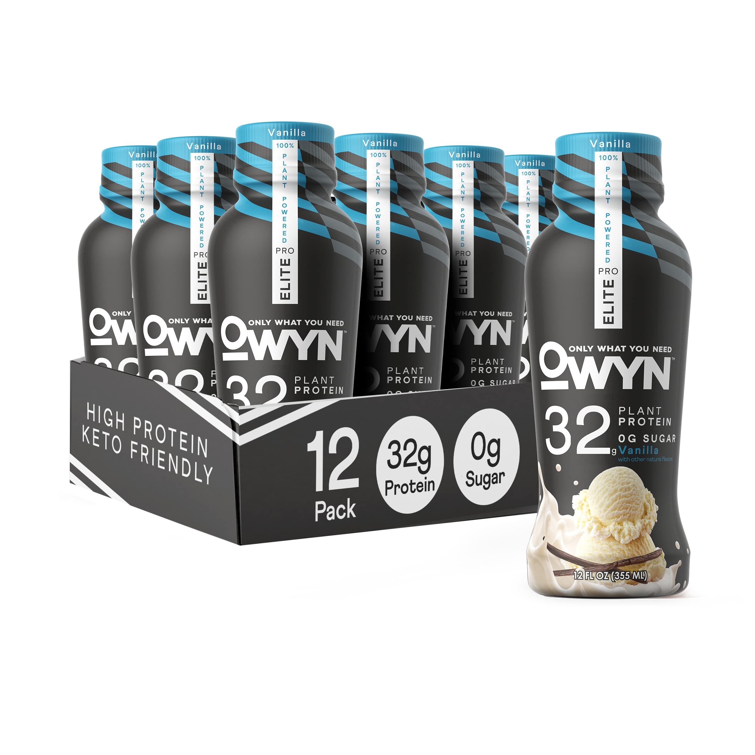 OWYN Only What You Need Pro Elite Vegan Plant Based High Protein Shake, Vanilla OWYN Only What You NeedUS supplements