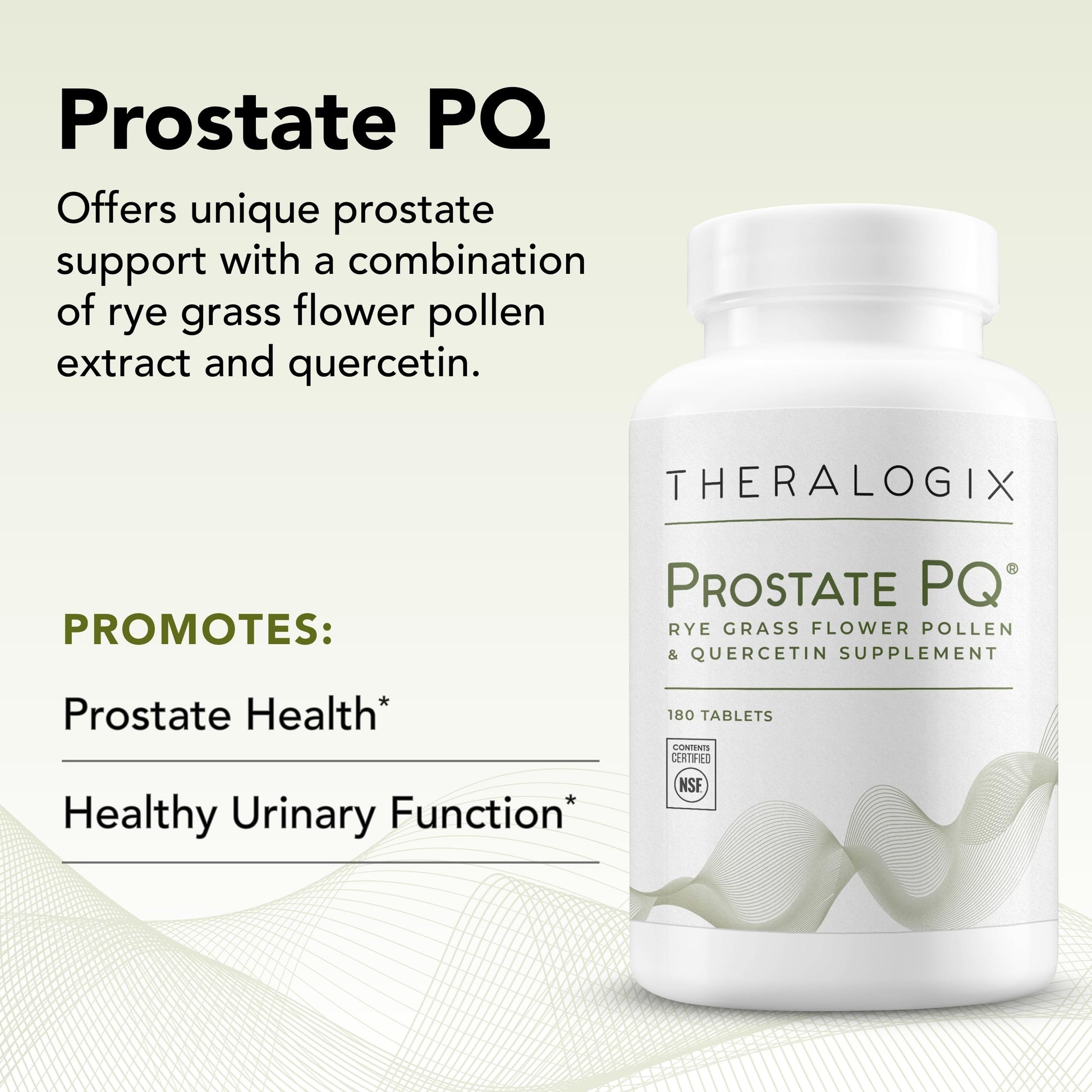Theralogix Prostate PQ - Rye Grass Pollen Extract & Quercetin Supplement - 90-Day TheralogixUS supplements