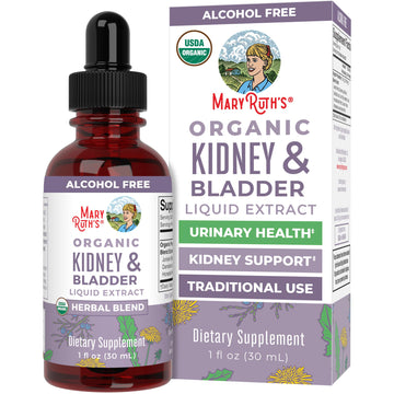 MaryRuth Organics Herbal Supplement Drops | Support Renal & Urinary Systems | Juniper Berry | Cleavers | Dandelion | Hawthorn | Horsetail & Chanca Piedra | Vegan | Non-GMO | 1 Fl Oz MARYRUTH'SUS supplements