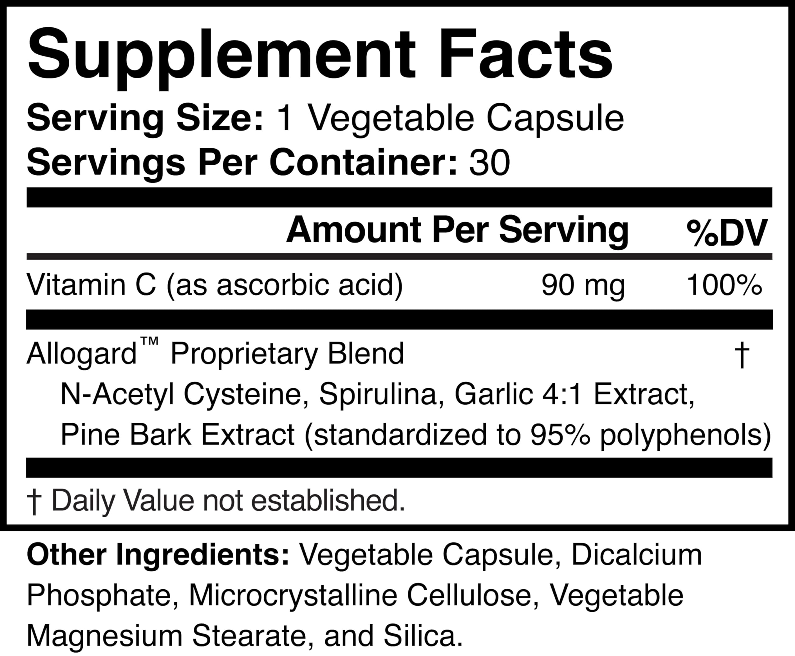 Allogard - Natural Detox Supplement - Non-GMO, Vegan, Gluten-Free AllogardAu supplements