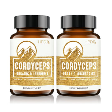 HPD Rx Premium Organic Cordyceps Mushroom Extract Performance , Pack of 2 HPD RxUS supplements