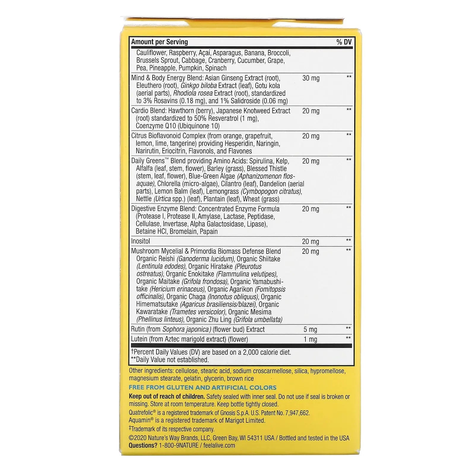 Alive! Once Daily Men's 50+ Ultra - 60 Tablets by Nature's Way Nature's WayAu supplements