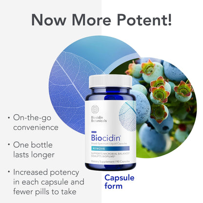 Biocidin Capsules - Biofilm Disruptor - Supports Gut Detox Cleanse, Healthy Microbial Balance, Immune Function & Gut Health - Professional-Grade Herbal Supplement Bio-Botanical ResearchUS supplements