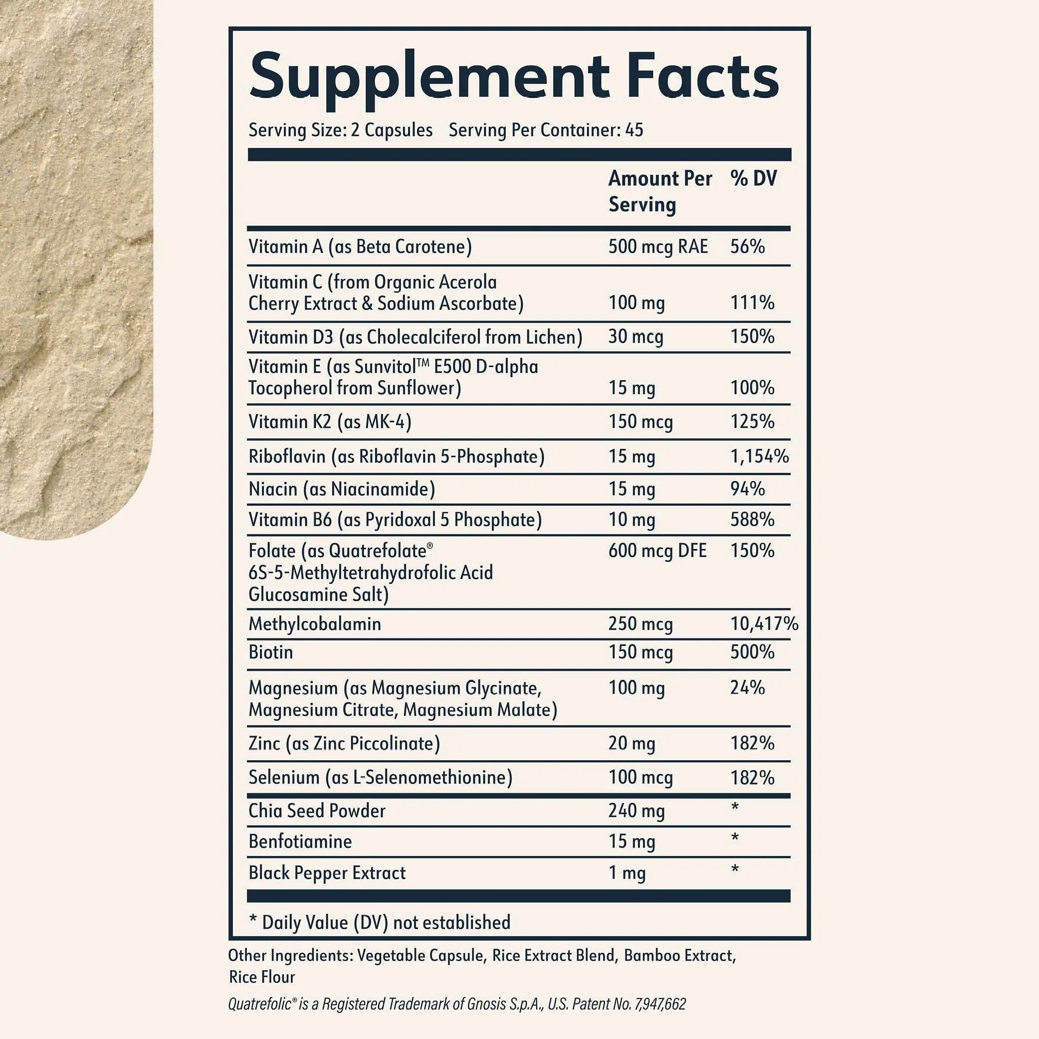 Cielo Rise Multivitamin for Women and Men - Vitamin A, C, D3, E K2, & More - Magnesium Glycinate, Citrate, and Malate for Digestive Support CieloAu supplements