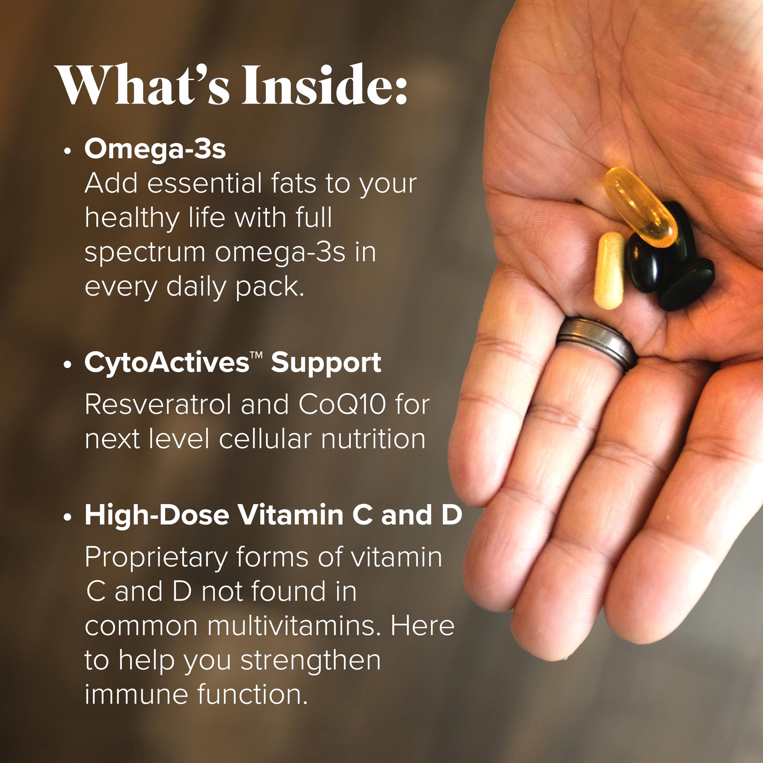 Complete Essentials™ Daily Pack for Men - Balanced Micronutrients for Optimal Women's Health & Performance - Antioxidants to Fight Oxidative Stress - Convenient Individual Packs - 30-Day Supply IsagenixAu supplements