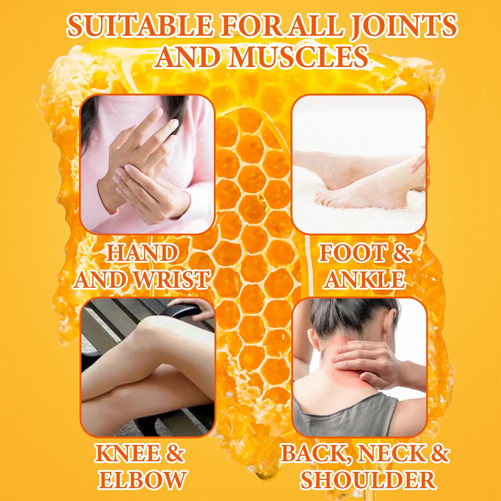 Natural Organic Bee Venom Muscle & Joint Cream, Extra Effective Muscle & Joint Care, for Neck, Hand, Feet, Knee, Muscles, Shoulder, Wrist, Elbow, Ankle, Foot Aches, Arnica, Vitamin B6 KOKOMAANEAu supplements
