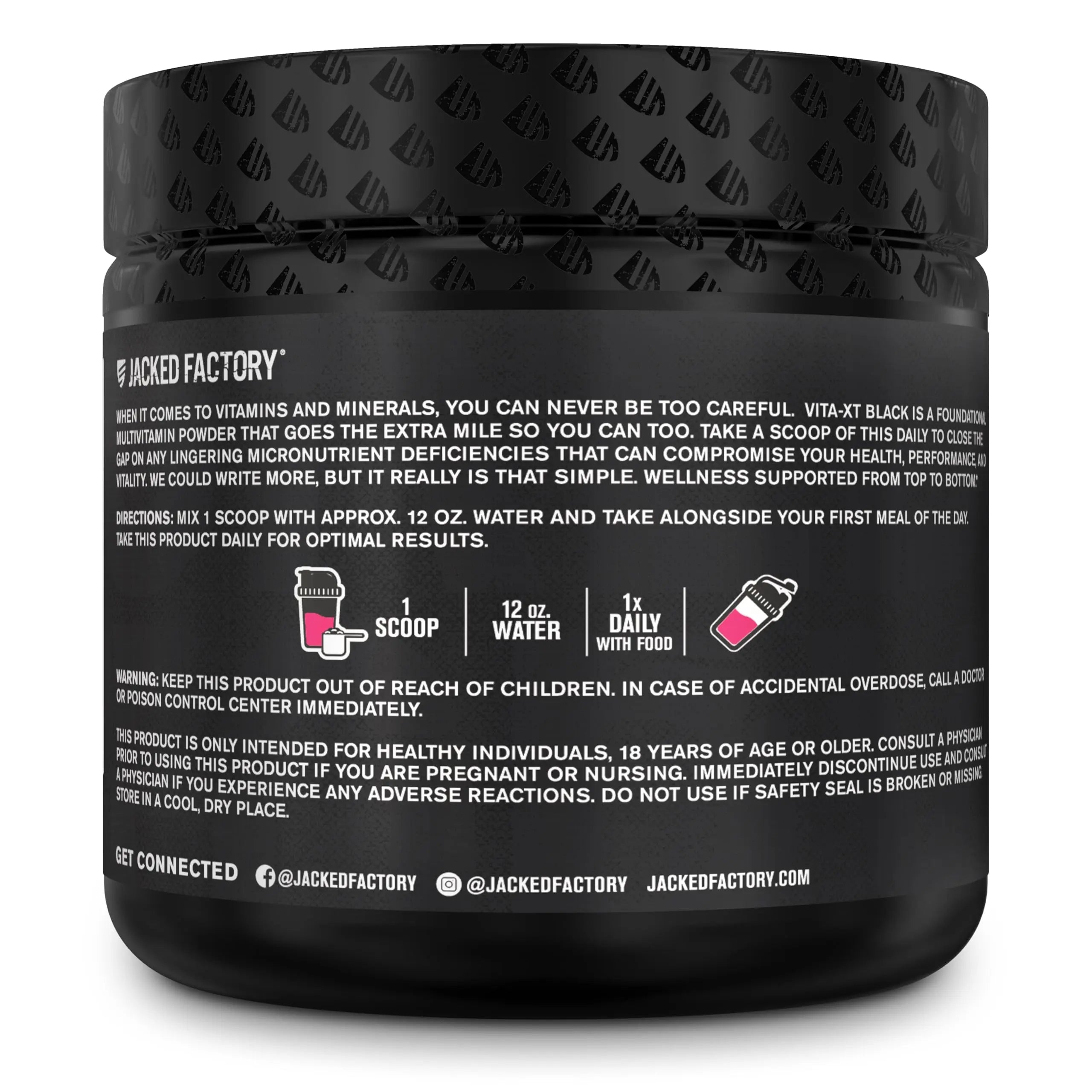 Jacked Factory Vita XT Performance Vitamin Powder - Daily Multivitamin Powder for Men with KSM-66 Ashwagandha, Prebiotic Fiber Jacked FactoryAu supplements