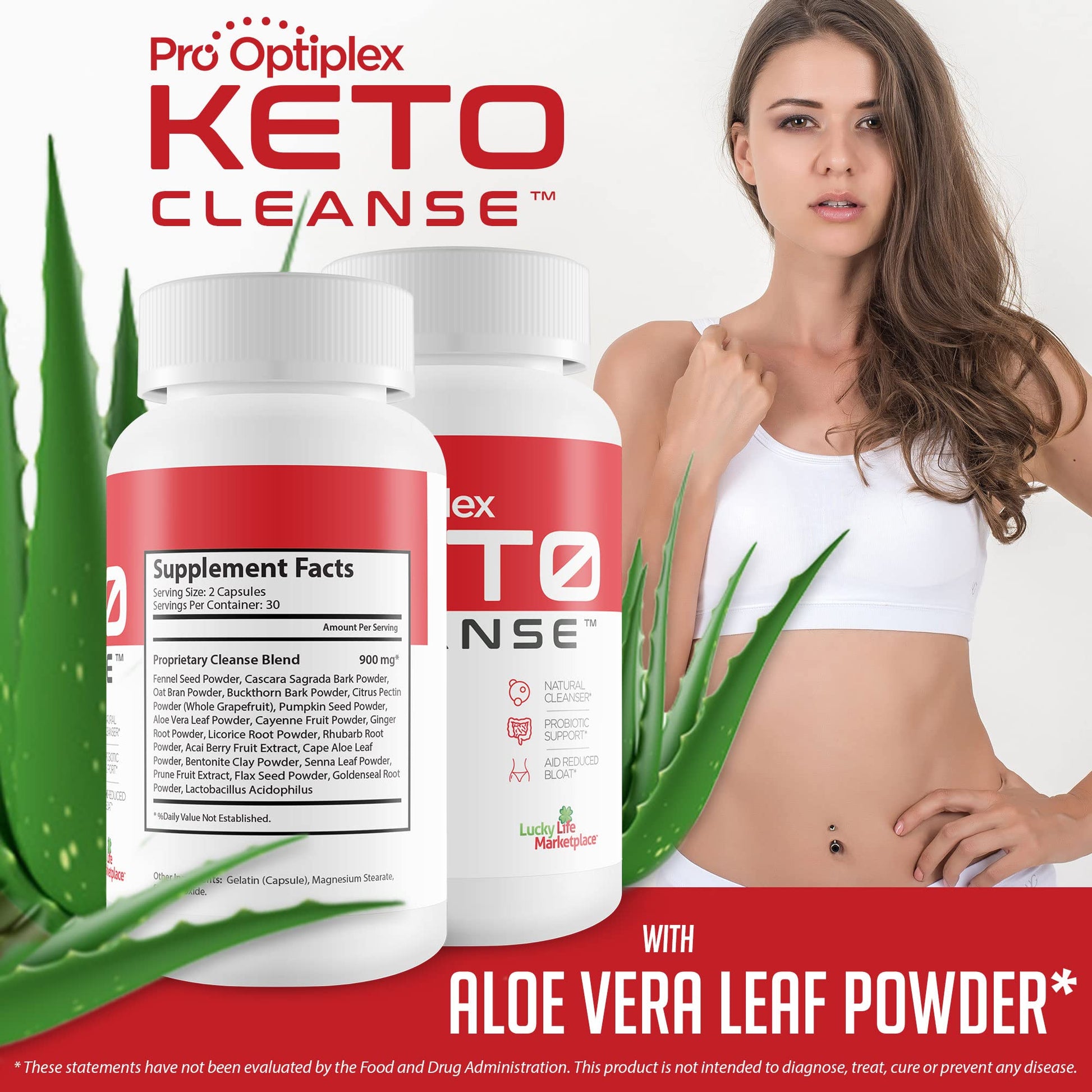 Pro Optiplex Keto Cleanse - Cleanse & Detox Naturally - Herbal Keto Cleanse with Probiotic healthsupps.co.ukUS supplements